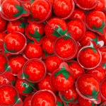 Strawberry Gummy ball candy Jar