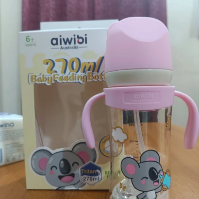 Aiwibi Baby Feeding Bottle (6+mnths) BPA Free 270ml