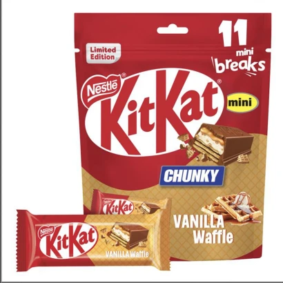KitKat Mini Chunky Vanilla Waffle 195.8gm