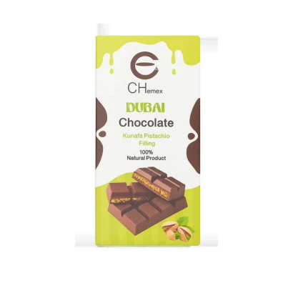 Chemex Dubai Chocolate Kunafa Pistachio Filling 100% Natural Products 200gm