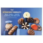 M&S Outrageously Chocolatey Milk, Dark and White Chocolate Biscuits 450gm