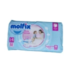 Molfix Size - 4 (Pant System) (9-14kg) 52pcs