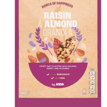 Asda Raisin & Almond Granola 1kg
