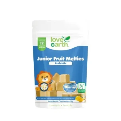 Love Earth Junior Fruit Melties Probiotic (12 Months Baby) 15g