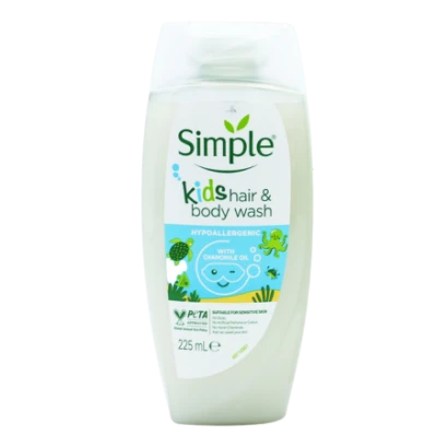 Simple Kids Hair & Body Wash 225ml