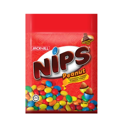 Jack 'N' Jill Nips Peanut Chocolate Coated Roasted Peanut 169g