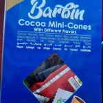 Barbin cocoa mini - cones with different flavours hazelnut,vanilla,mint,caramel,dark chocolate,coffee,coconut 250gm