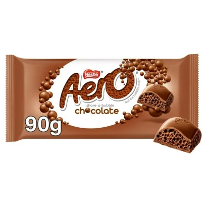 Nestle Aero Chocolate Bar 90g