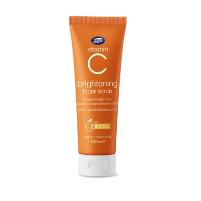 Boots Vitamin C Brightening Facial Scrub 100g