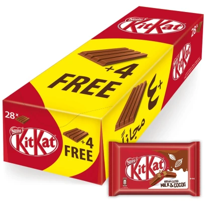 KitKat 4 Finger Chocolate Wafer 28pcs Box