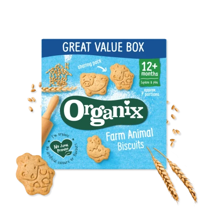 Organix Farm Animal Biscuits (12+mnths) 100g