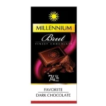 Millennium Brut 74% Dark Chocolate Bar 100g