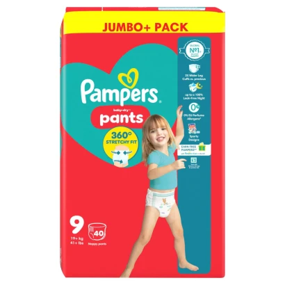 Pampers Baby Dry Pants Size 9 (19+ KG) 40pcs