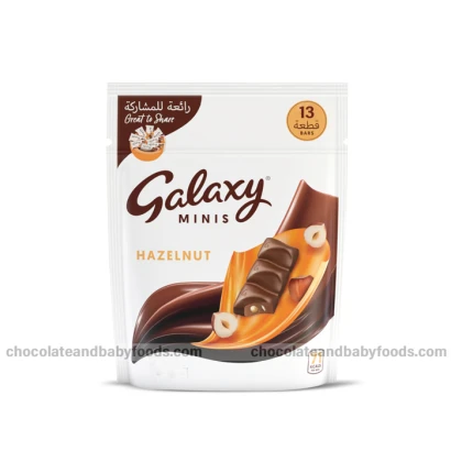 Galaxy Minis Hazelnut Pouch Pack (13pcs) 162.5G