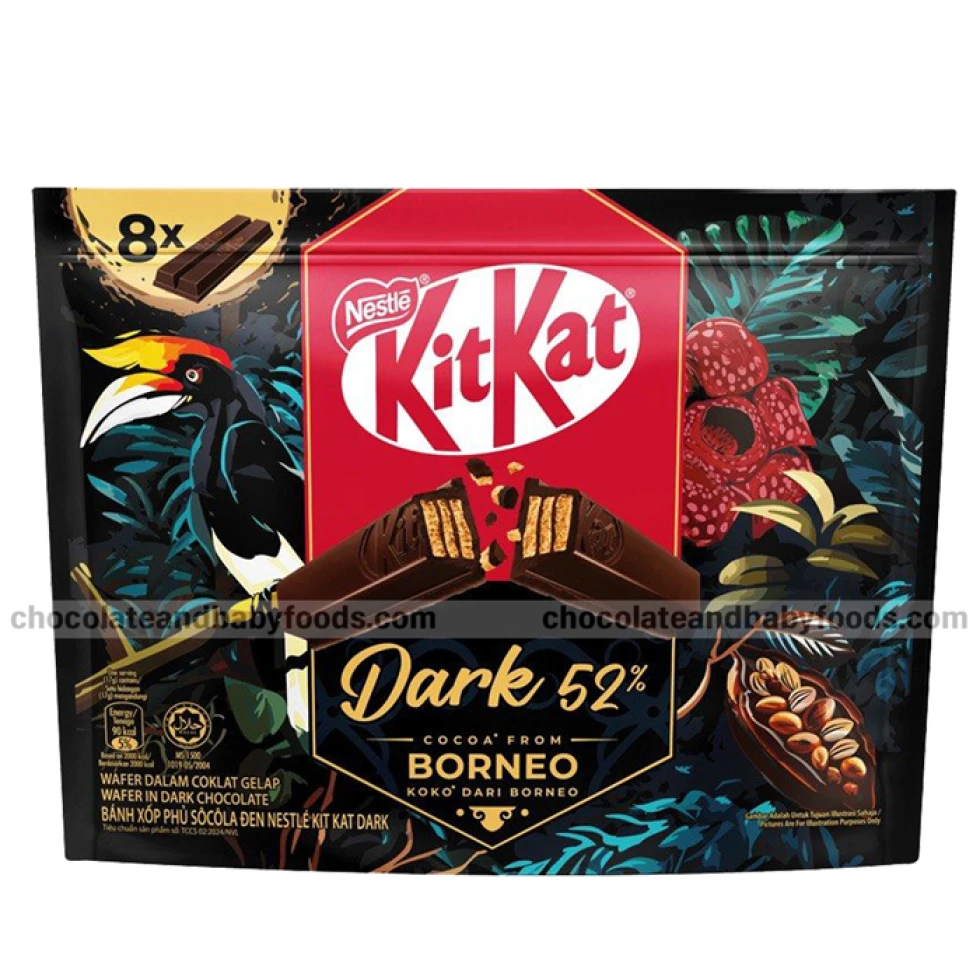 KitKat Dark 52 Chocolate (8pcs) 136gm