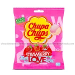 Chupa Chups Strawberry Love (10pcs Lollipops) 120gm