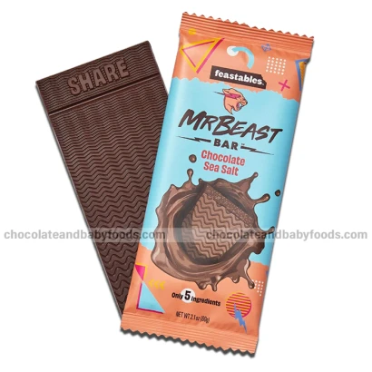 Mr. Beast Feastables Sea Salt Chocolate Bar 60gm