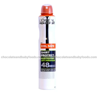 L'oreal Men Expert Shirt Protect Mark-Fighting Antiperspirant Deodorant Spray 300ml