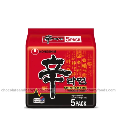 Nongshin Shin Ramen Noodle Soup (5pcs) 600gm