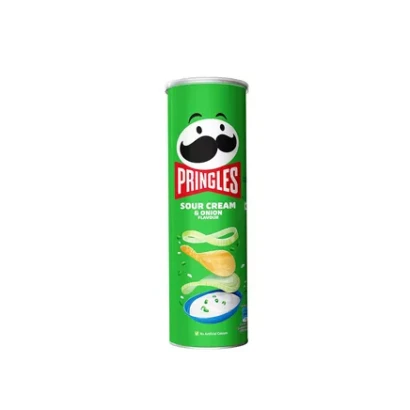 Pringles Sour Cream & Onion Potato Chips 165g