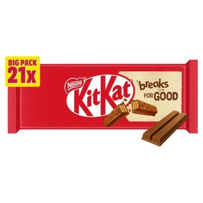 KitKat 2 Fingers Chocolate Bar (21pcs)