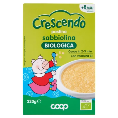 Coop Crescendo Pastina Sabbiolina (8+mnths) 320G