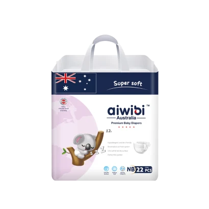 Aiwibi Australia Premium Baby Diapers NB (Upto 5KG) 22pcs