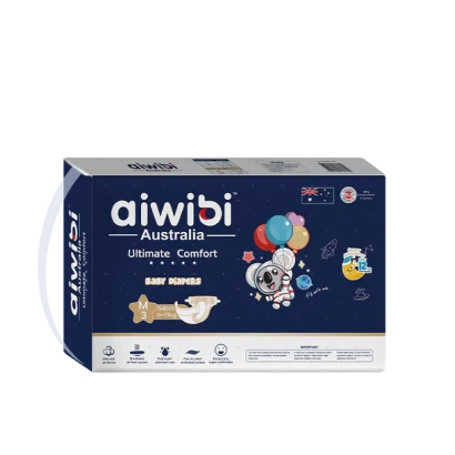 Aiwibi Australia Ultimate Comfort Baby Diapers M (6-11KG) 54pcs