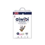 Aiwibi Australia Premium Baby Diapers S (4-8KG) 60pcs