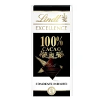 Lindt Excellence 100% Cacao Dark Chocolate Bar 50G