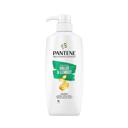 Pantene Halus & Lembut Pro-Vitamin Shampoo (Pump) 400ml