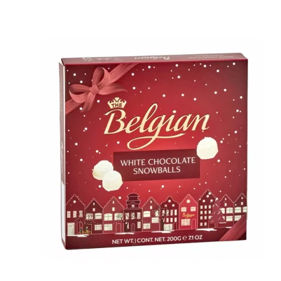 Belgian White Chocolate Snowballs 200gm
