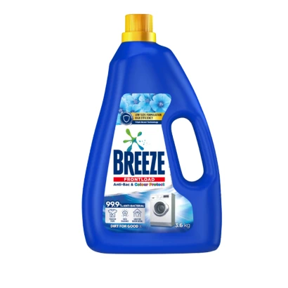 Breeze Front Load Anti-Bac & Colour Protect Liquid Detergent 3.6kg