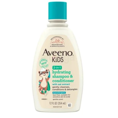 Aveeno Kids 2 in 1 Hypoallergenic Hydrating Shampoo & Conditioner with Oat Extract 354ml