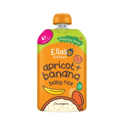 Ella's Kitchen Apricot + Banana Baby Rice (From 4m+) 120gm
