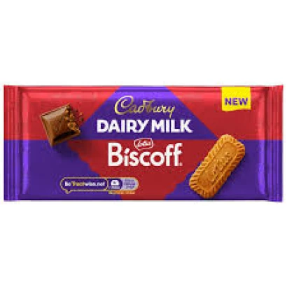 Cadbury Dairy Milk Lotus Biscoff Chocolate Bars 105gm