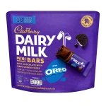 Cadbury Dairy Milk Chocolate with Oreo Mini Bars (10pcs) 125gm