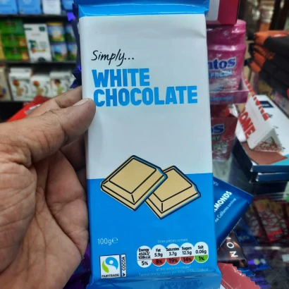 Simply White Chocolate Bar 100gm