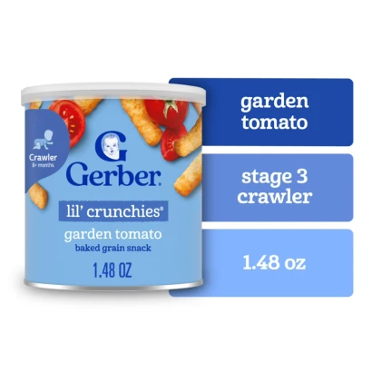Gerber Lil' Crunchies Garden Tomato (8+ Months) 42gm