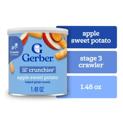 Gerber Lil' Crunchies Apple Sweet Potato (8+ Months) 42gm