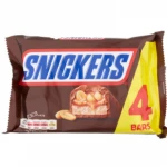 Snickers Chocolate Pack (4 Bars) 166.8g