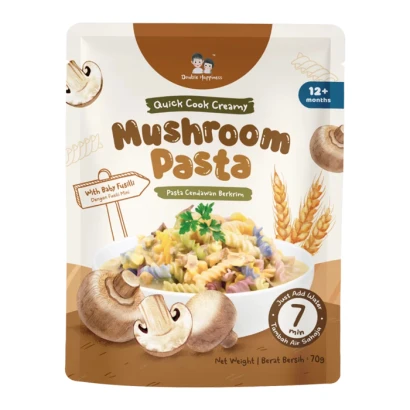 Double Happiness Mushroom Pasta With Baby Fusilli (12+mnths) 70g