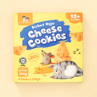 Double Happiness Chesse Cookies (12 Months Baby) 100g