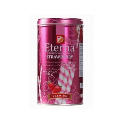 Eterna Strawberry Wafer Roll 350g