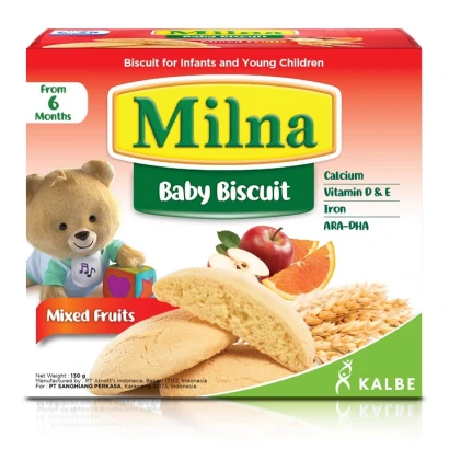 Milna Mixed Fruits Biscuits Rusk (6 Months Baby) 130g