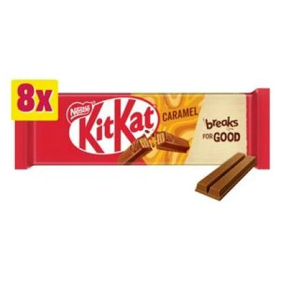 KitKat Caramel 2 Fingers Chocolate Bar (8pcs) 165.6gm