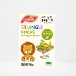 Gnubkins Triangle Sticks With Apple & Banana 32g