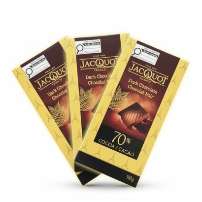 Jacqout Chocolat Noir 70% Dark Chocolate Bar 100gm