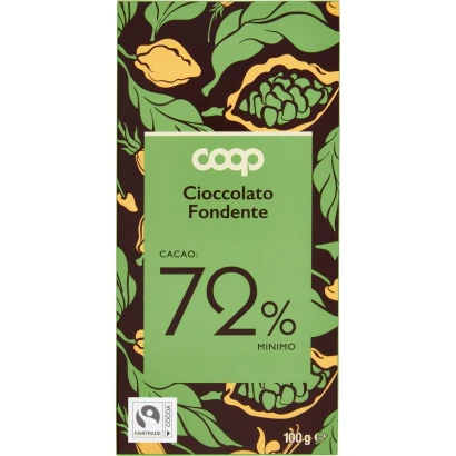 Coop Cioccolato Fondente 72% Dark Chocolate Bar 100g