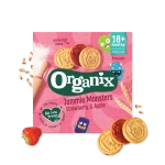 Organix Jammie Monster Strawberry & Apple Biscuit (18+mnths) 64g